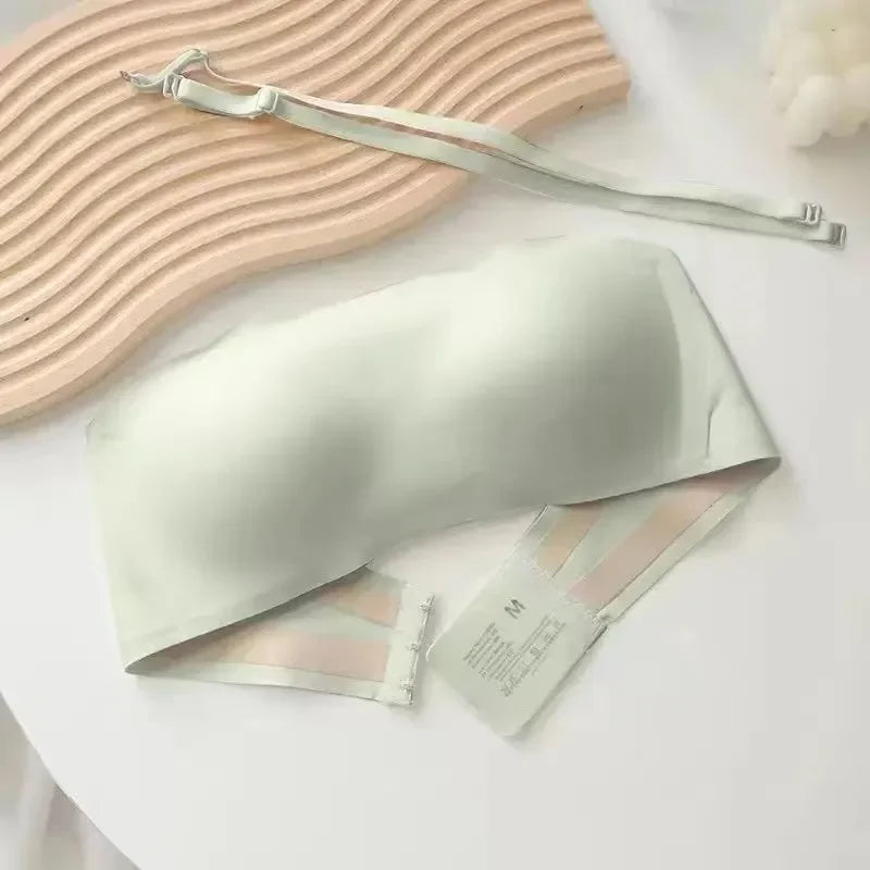 Sexy Seamless Tube Top Bra Invisible strapless Bras Women Underwear thin Non slip Push up Bralette Wireless Female Lingerie