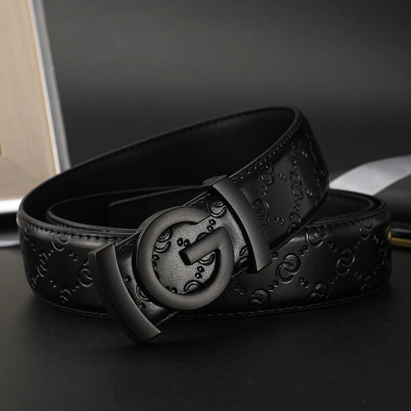 Men's Belt Fashionable Belt for Men Letter G Buckle Luxury Brand Belt Male Boss Business Style