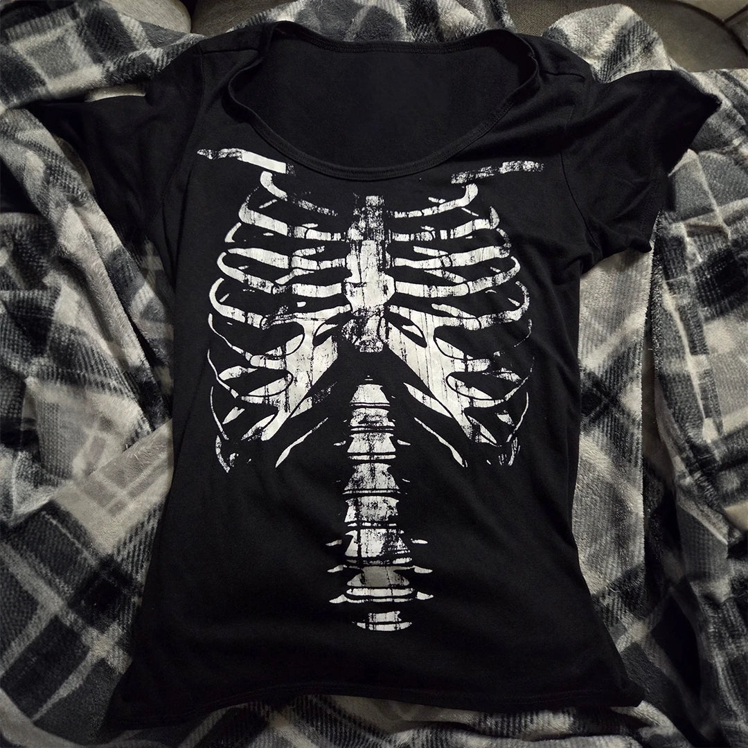 Kawaii Grunge Clothes Y2k Tops Goth Graphic T Shirts 90s Vintage Clothes for Women Woman Clothing Star Girl Y2k Letter Kpop Emo