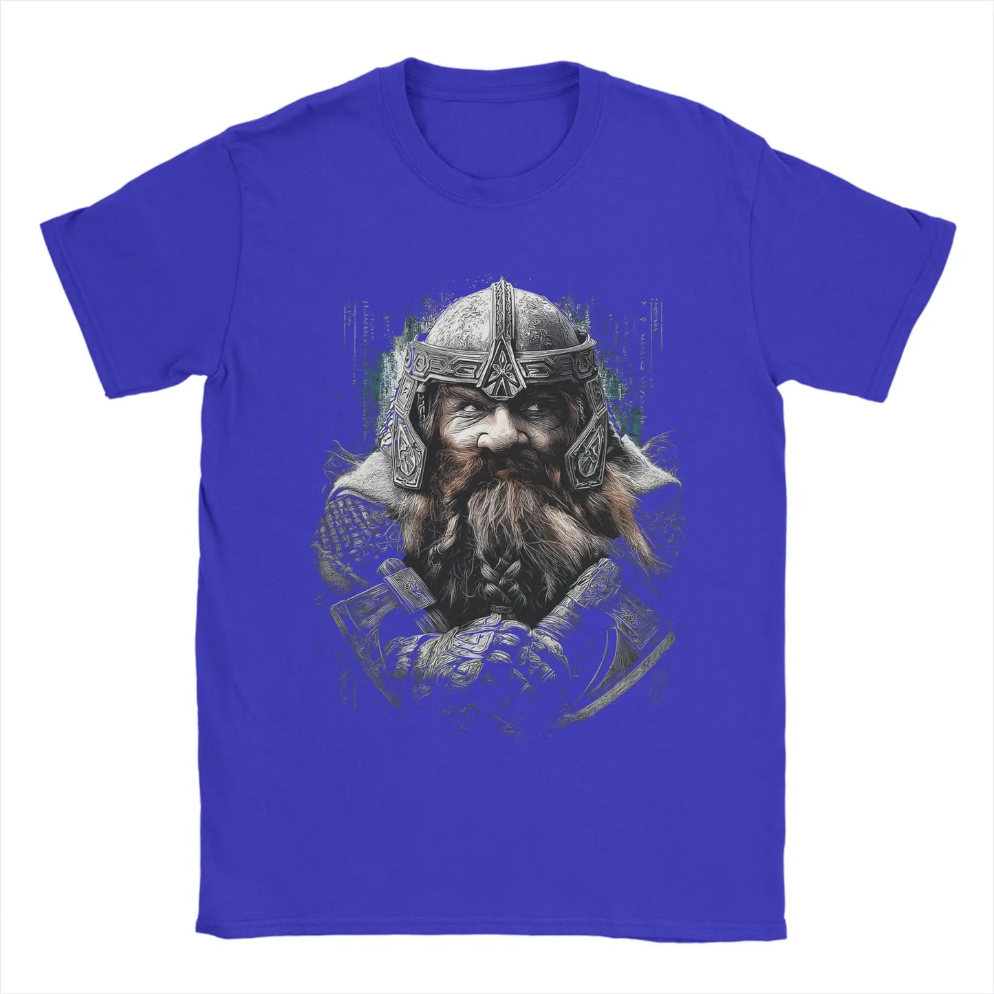 Gimli L-Lords Of The R-Rings T Shirt Men Pure Cotton Funny T-Shirt Round Neck Tees Short Sleeve Tops 6XL