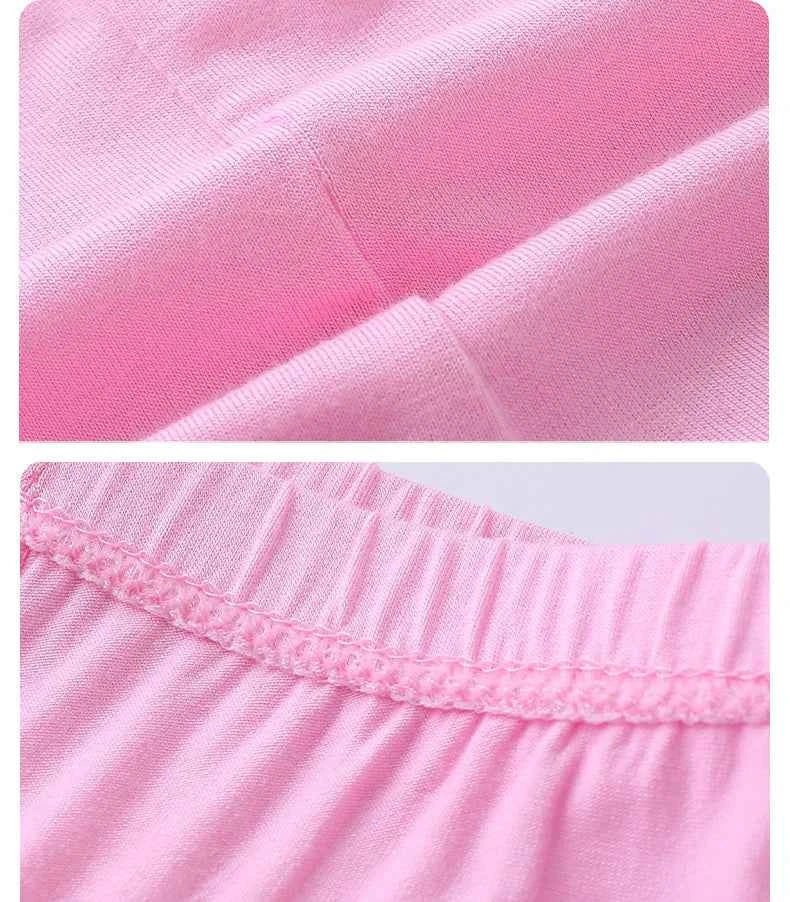 6pcs Basic Solid Color Girls Shorts Simple Style Summer Casual Kids Short Pants