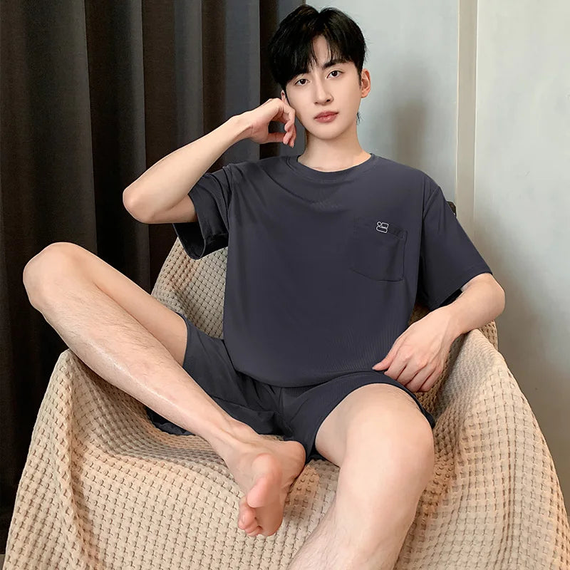 Summer New Men's Pajamas