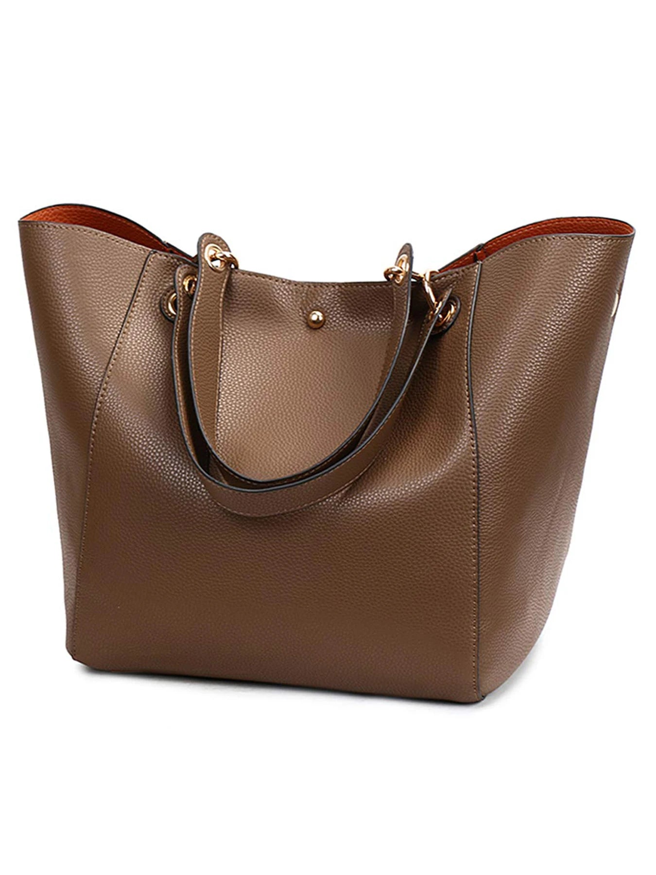Women Large Tote Bag PU Leather Waterproof Handbags Shoulder Bag Women's