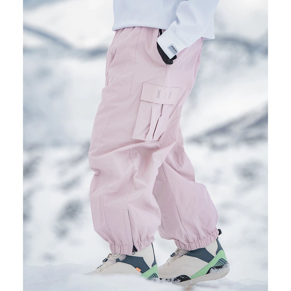 Oversize Winter 3L Ski Pants 20K Waterproof Snowboard Pants Breathable Thermal Outdoor Sports Keep Warm Ski Trousers Women Men