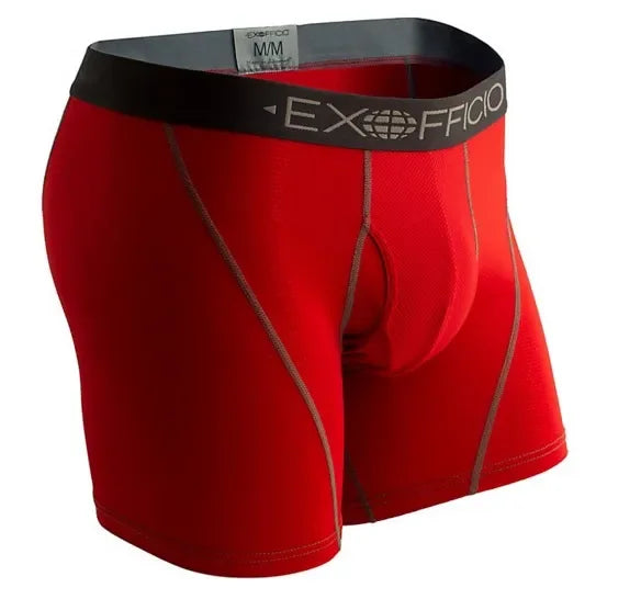 Exofficio Men Boxer Brief Underwear Sports Mesh 6" Men Boxer Briefs Boxer Shorts Sexy Homme Quick Dry Light Breathable USA Size