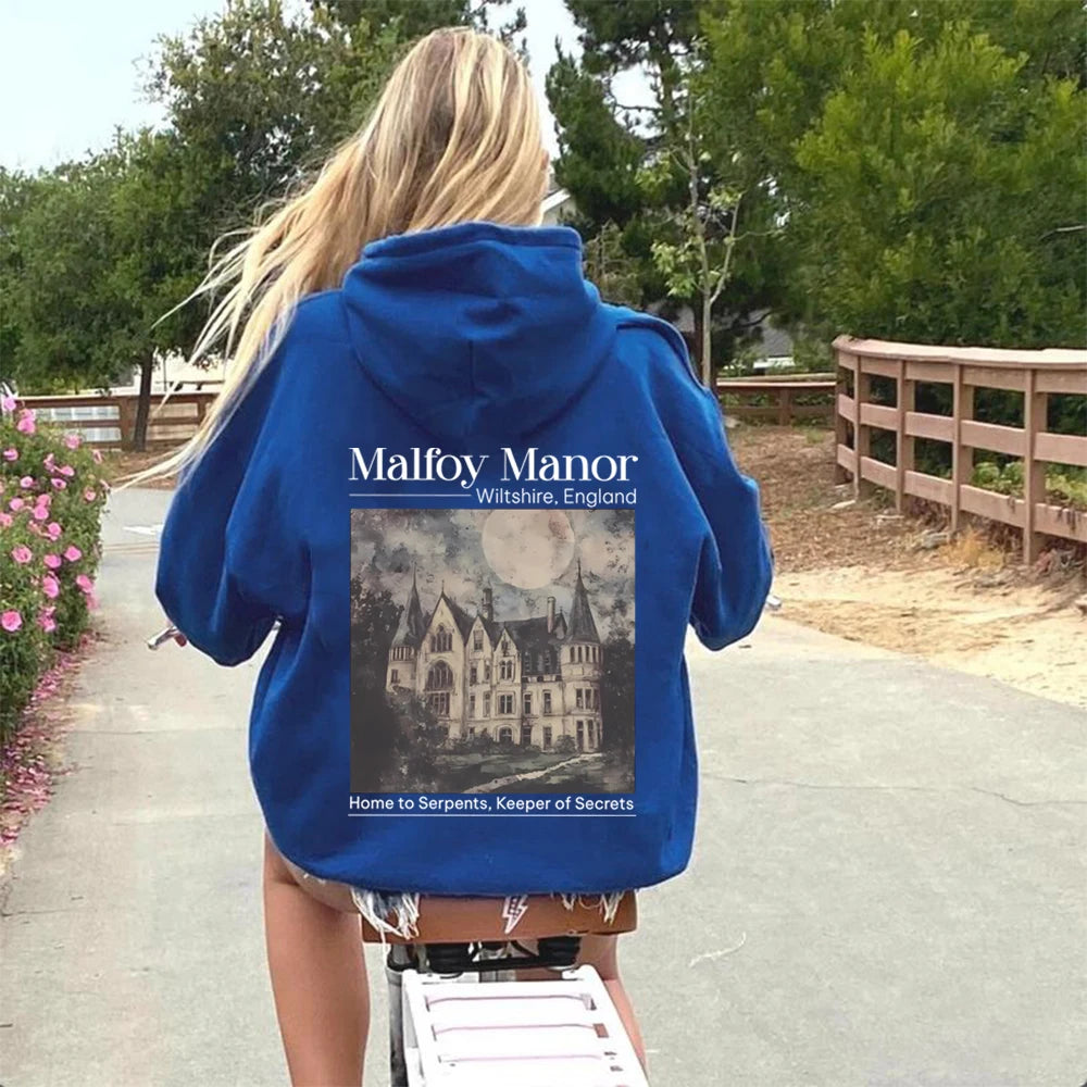Dramione Hoodie Manacled Fanfiction Fanfic Reading Sweatshirt Dracotok Dark Academia Clothing Wizard School Shirts Trendy Hoodie