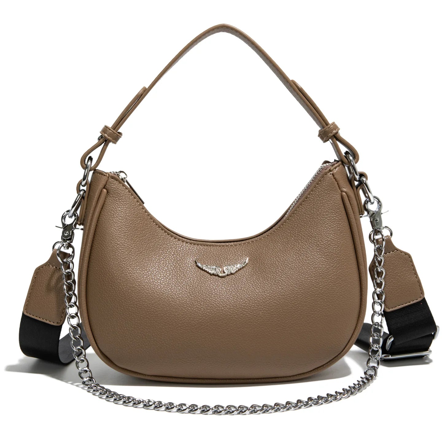 Minimally portable crescent bag for women 2026 new shoulder bag with niche design for commuting crossbody bag