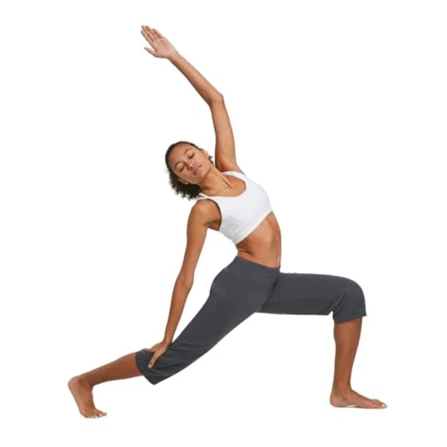 Women's 21" Capri Pants with Pockets, High Waist Tummy Control Yoga Leggings for Summer Workout