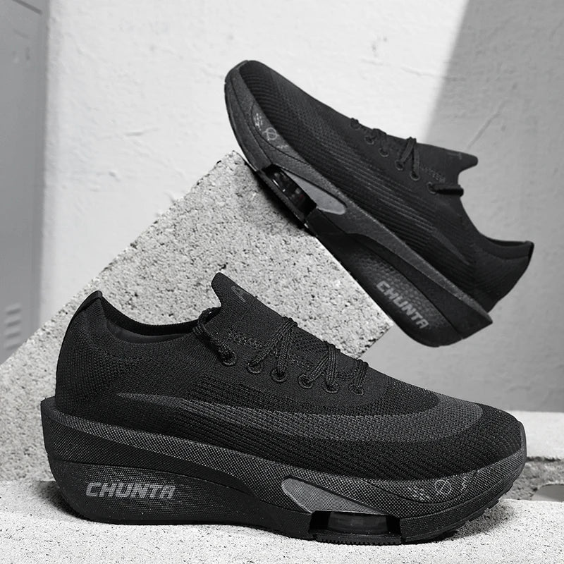 Air Cushion Running Shoes Marathon Speciality Men Sports Breathable Lightweight Women's Comfortable Athletic Nonskid Sneakers