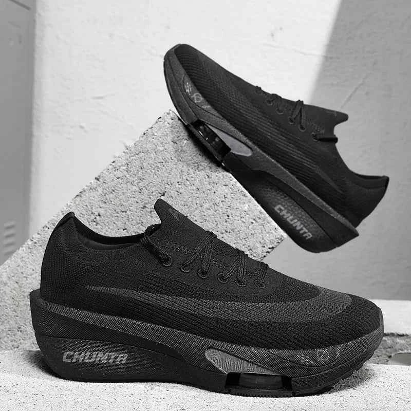 Air Cushion Running Shoes Marathon Speciality Men Sports Breathable Lightweight Women's Comfortable Athletic Nonskid Sneakers