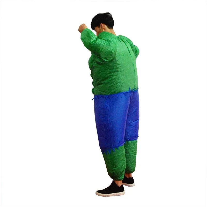2026 Adult Fatty Hulk Inflatable Costume Anime Suits Mascot Halloween Party Cosplay Costumes for Man Woman