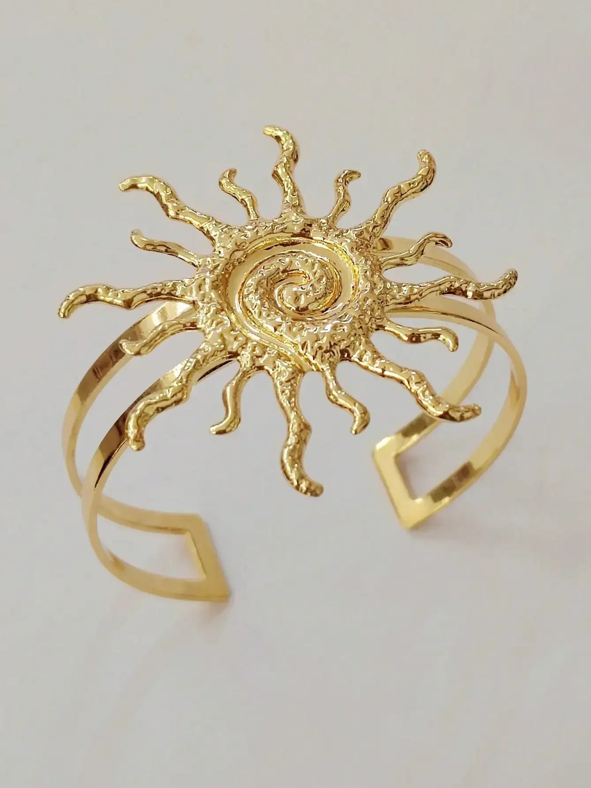 Gold Flower Bangle, Women's Jewelry, Valentine's Day Gift
