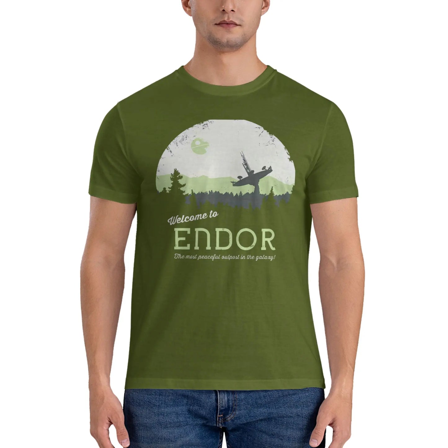 In Stock Welcome to Endor Stars War Unisex Comfortable T-shirt