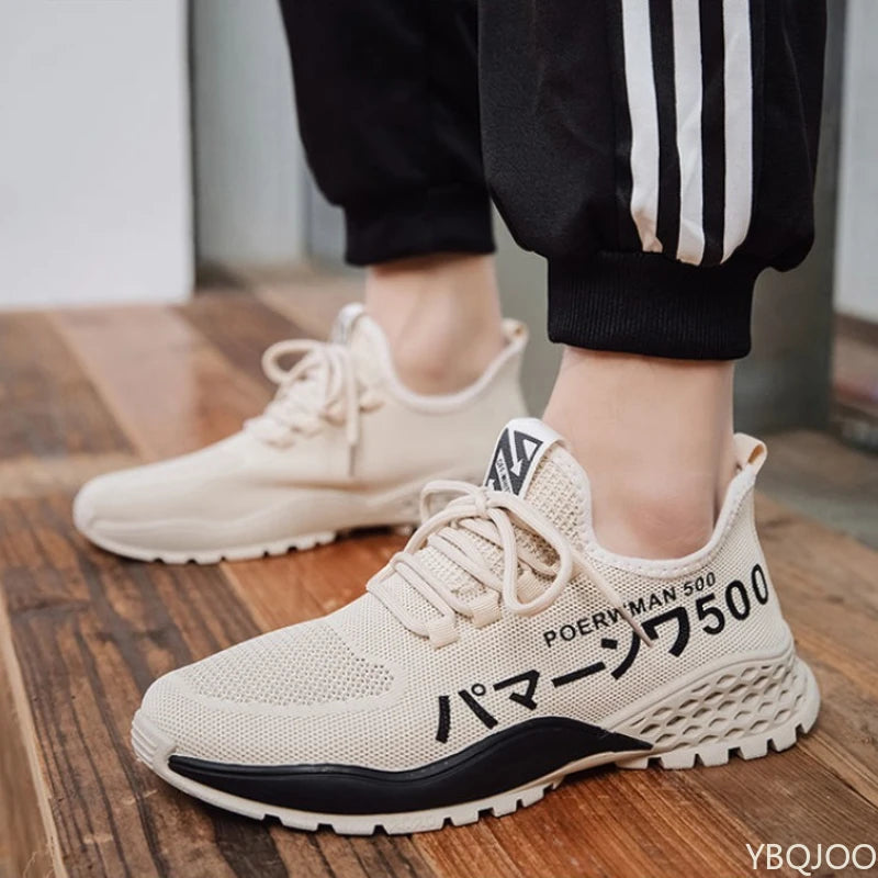 Large Size Spring and Autumn Fashion New Thick Sole Height Increasing Casual Men's Shoes Niche Trend Flat Sports Men's Shoes