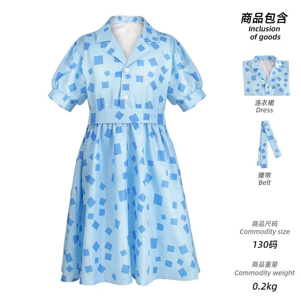 Movie Matilda Cosplay Costume School Uniform Coat Skirt Tie Roald Dahls Matilda the Musical Costume Suit Women