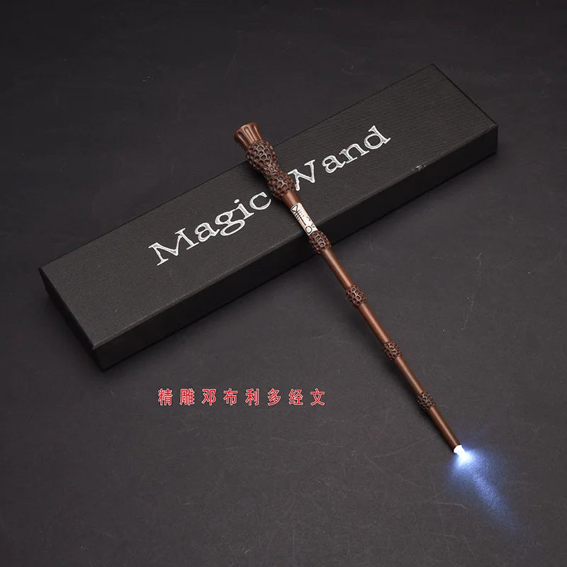 Hot Anime Cosplay Show Glow Harry Wand With Box Children Decoration Toy Accessories For Kids Bacchetta Di Plastic Magic Stick