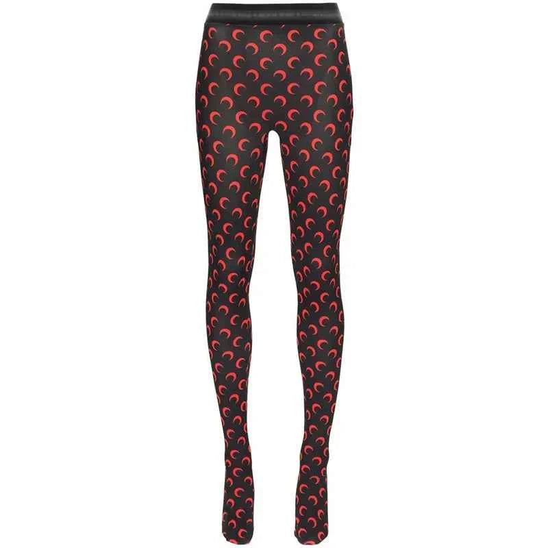 Fashionable Women Printed Elastic Jumpsuit Summer Casual Seamless Tight Thin Women\'s High Waisted Leggings