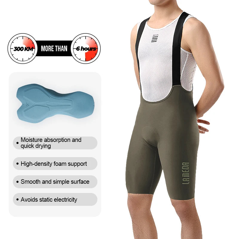 LAMEDA Professional Cycling Bibs Men Breathable Summer Bicycle Shorts Pants Padding MTB Bike Shorts for Men MTB Cycling Clothing
