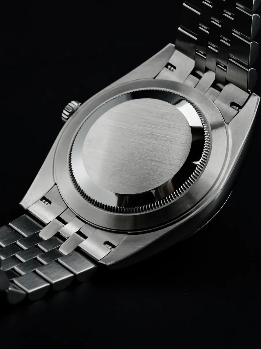 Eniton S1112G 38mm Man's Luxury Date Automatic Mechanical Watches Nh35 Movement Stone Dial Sapphire Crystal Adjustable Clasp