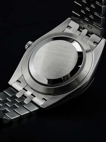 Eniton S1112G 38mm Man's Luxury Date Automatic Mechanical Watches Nh35 Movement Stone Dial Sapphire Crystal Adjustable Clasp