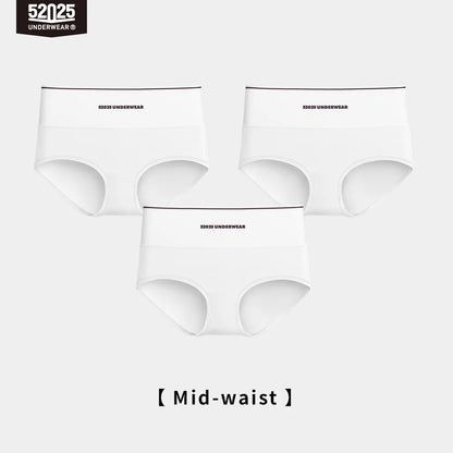 52025 Women's High-Waist & Mid-Waist Briefs – Ultra-Soft Modal Panties with Gentle Shaping, Silky Feel and Barely-There Comfort