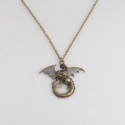 Dragon Rhaenyra Cosplay Daemon Targaryen Necklace Keychain Charms Jewerly Gifts Metal Necklaces Halloween Costume Accessories