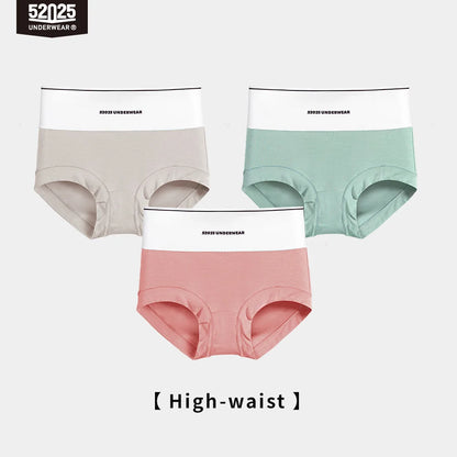 52025 Women's High-Waist & Mid-Waist Briefs – Ultra-Soft Modal Panties with Gentle Shaping, Silky Feel and Barely-There Comfort