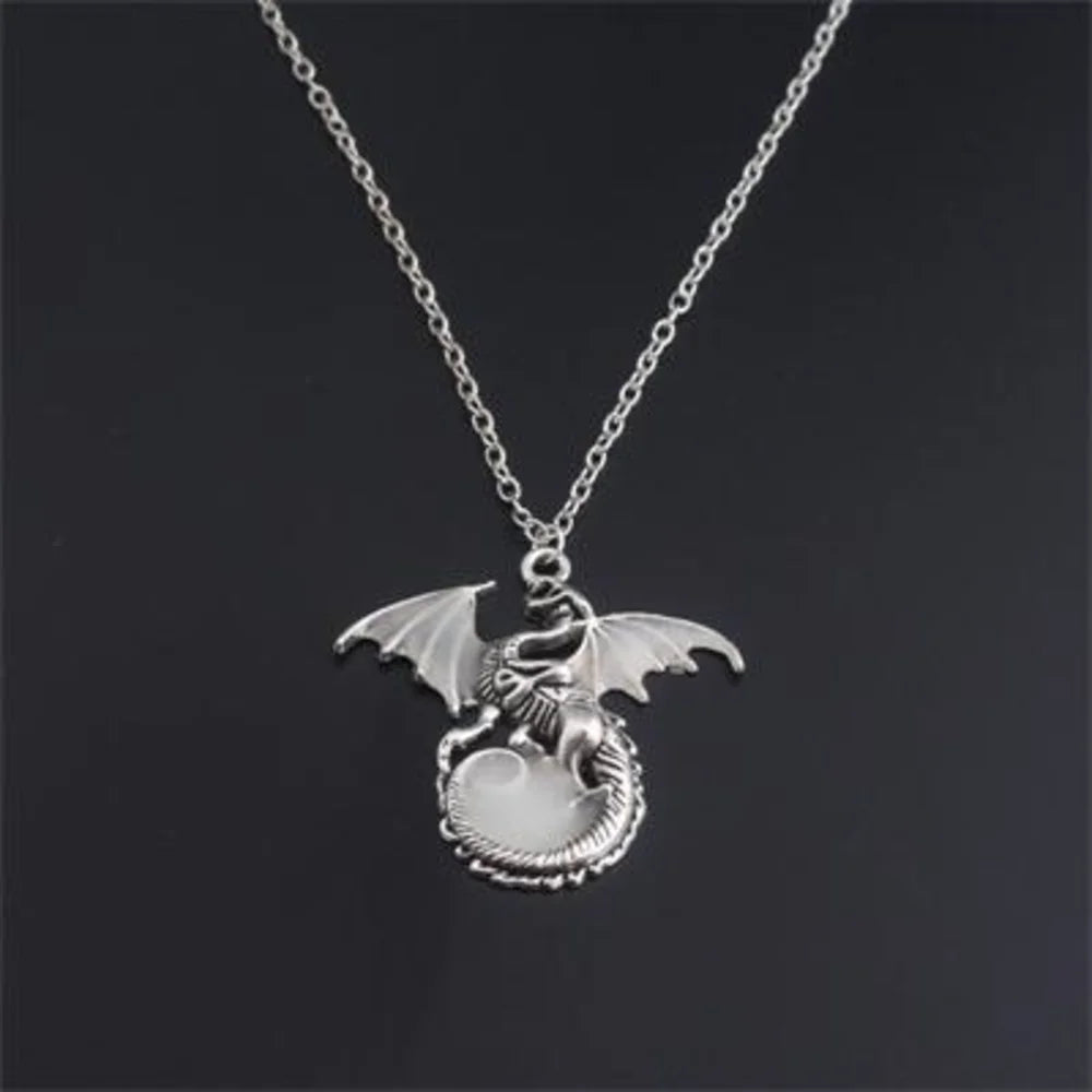 Dragon Rhaenyra Cosplay Daemon Targaryen Necklace Keychain Charms Jewerly Gifts Metal Necklaces Halloween Costume Accessories