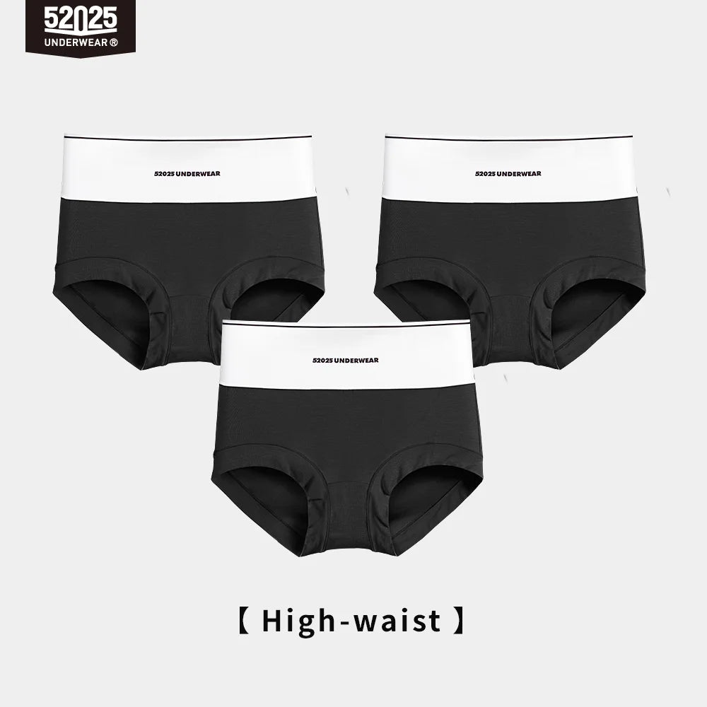 52025 Women's High-Waist & Mid-Waist Briefs – Ultra-Soft Modal Panties with Gentle Shaping, Silky Feel and Barely-There Comfort