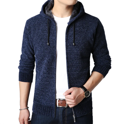 2025 New Men's Sweaters Autumn Winter Warm Zipper Cardigan Sweaters Man Casual Knitwear Sweatercoat male clothe
