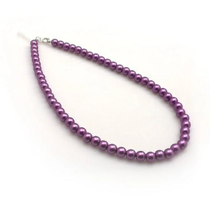 XiaoYaoTYM Mixed Lot 24pcs 8mm Imitation Pearl Necklace Fashion 17" Imitation Pearl Choker Wholesale