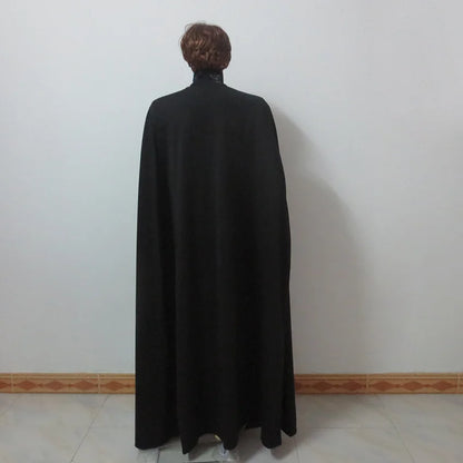 Movie Deathly Hallows Severus Snape Cosplay Costume Black Robe Halloween Uniforms Custom Made Any Size