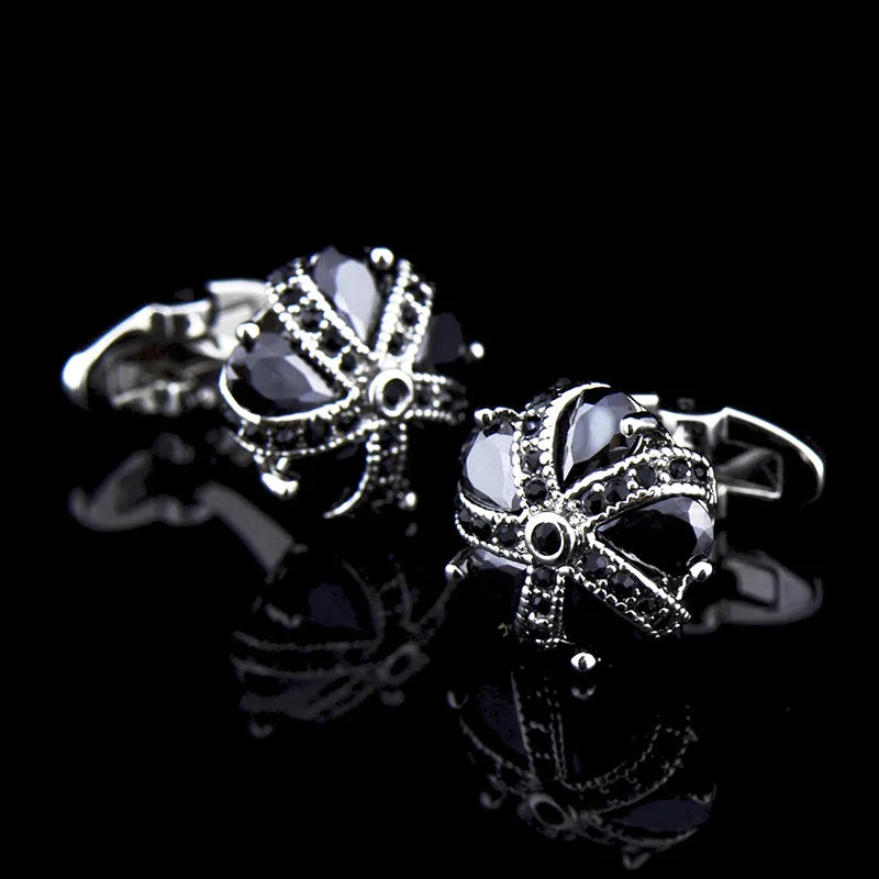 FLEXFIL Luxury shirt cufflinks for men's Brand cuff buttons cuff links gemelos High Quality round wedding abotoaduras Jewelry
