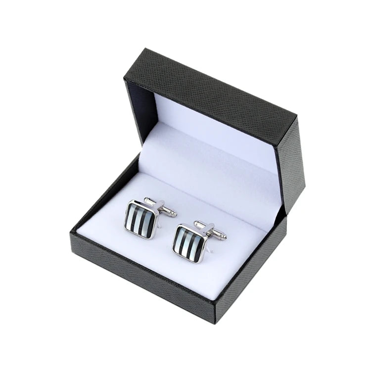 Lepton Mother of Pearl Cufflinks for Men Nature White Shell Cuff Links Fashion Button High Quality Luxury Wedding Best Men Gift