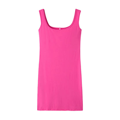 2023 Summer New Women's Solid Color Strap Casual Dress