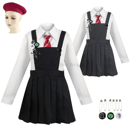 Movie Matilda Cosplay Costume School Uniform Coat Skirt Tie Roald Dahls Matilda the Musical Costume Suit  Women
