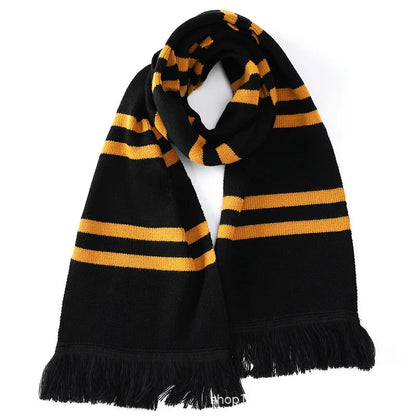 Wholesale School Scarf With Badge Four College Halloween Party Cosplay Scarf Prop Gifts Birthday present