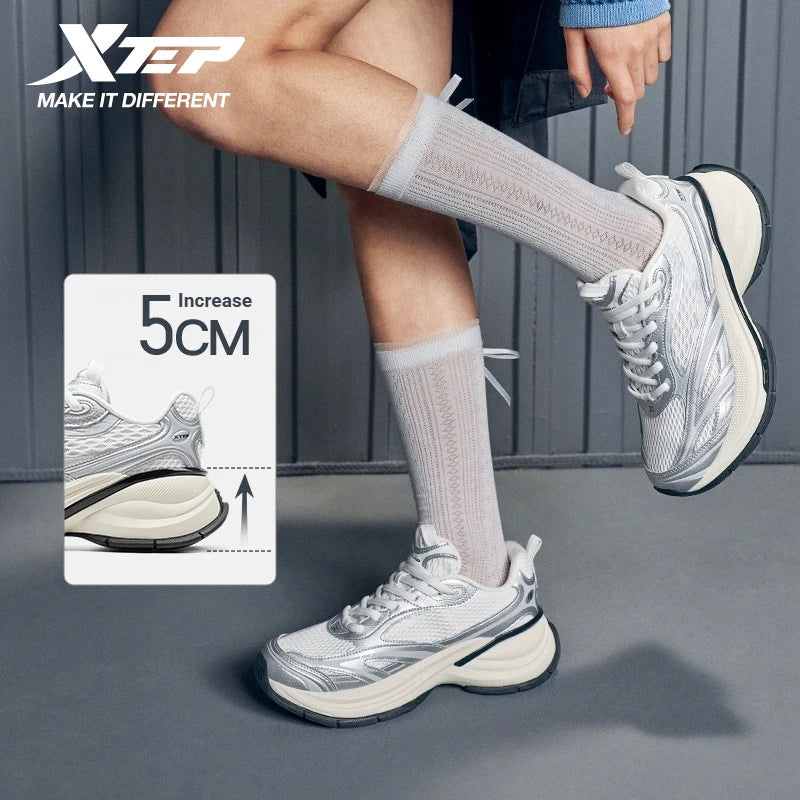 Xtep Basque 3 For Male Sneakers 2026 Spring Comfortable Retro Fashion Luxury Height-Increasing Sports Shoes 874219320001