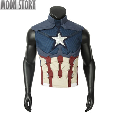 Civil War 4 Captain Cosplay Cosplay Superhero Chris Evans Adult Men Uniform Outfit Suit Halloween Vest Full Set