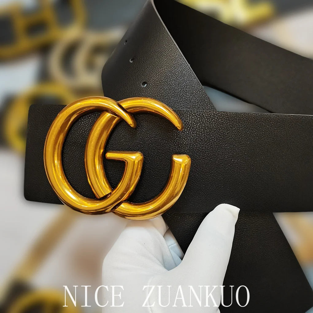 Women's Genuine Leather Belt, 26SS Italian High-end Women's Belt, with Large Logo, Fashionable and Versatile Ultra-wide Belt, 7 Cm Trendy Personalized Design,