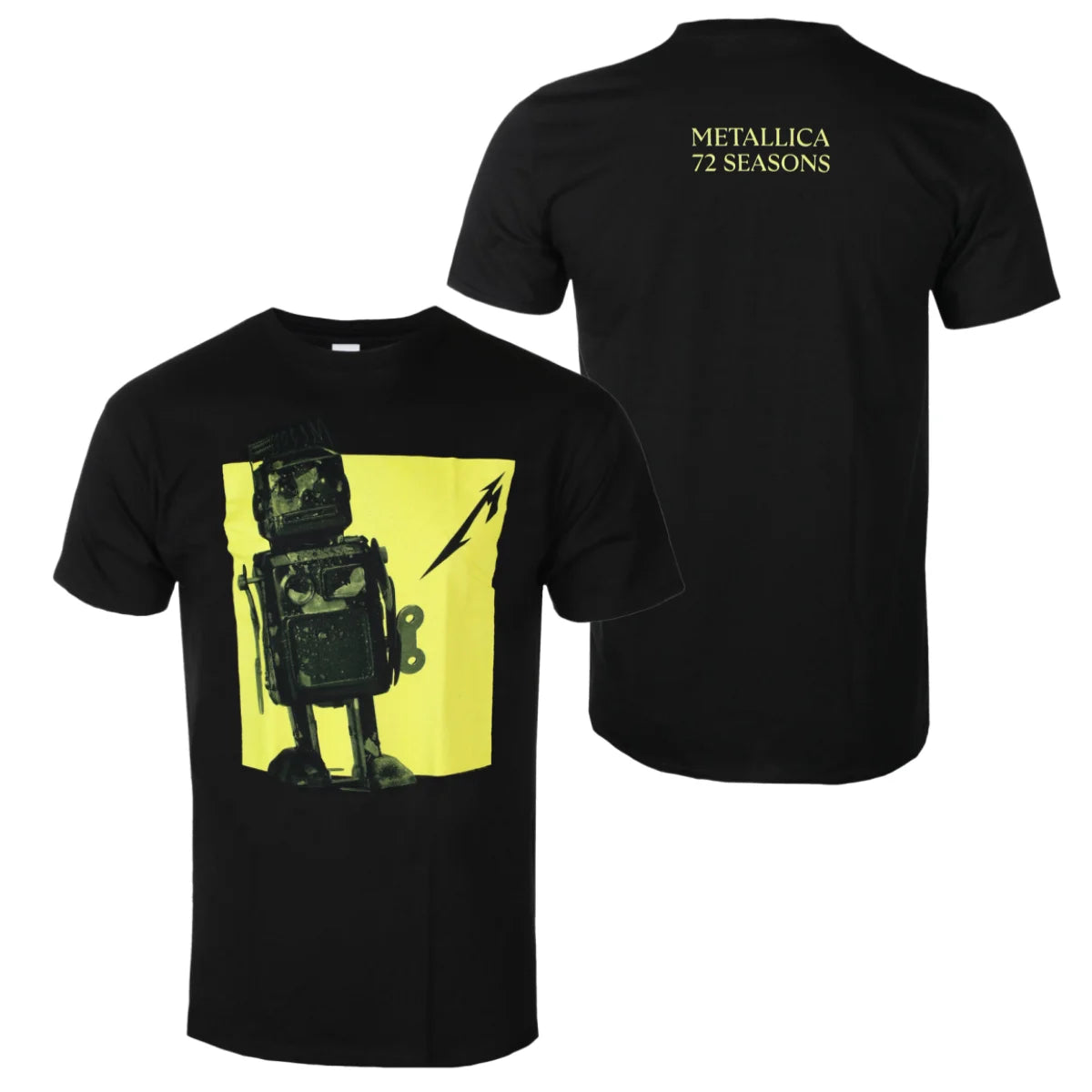 METALLICA - CHARRED 72 Inspired Print Tee Breathable Cotton T-Shirt