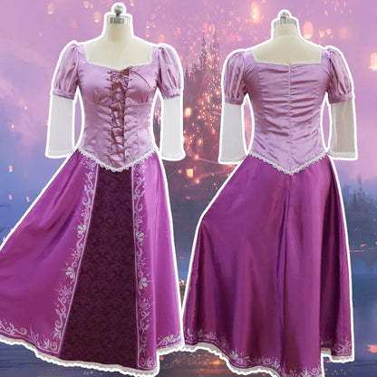 Tangled Rapunzel Women’s Long Hair Princess Costumes Cosplay Costume Adult Carnival Uniform Halloween Costumes