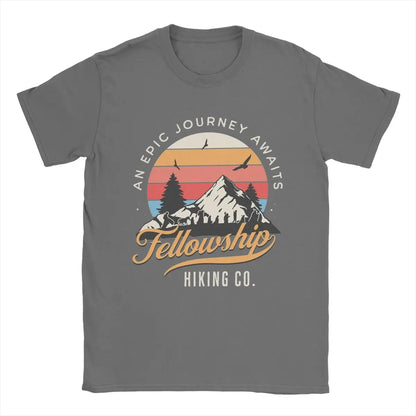 2026 Summer New Lord of The Ring Men's T-shirt High Quality Fashion Casual Circle Collar Print Men's and Women's T-shirt
