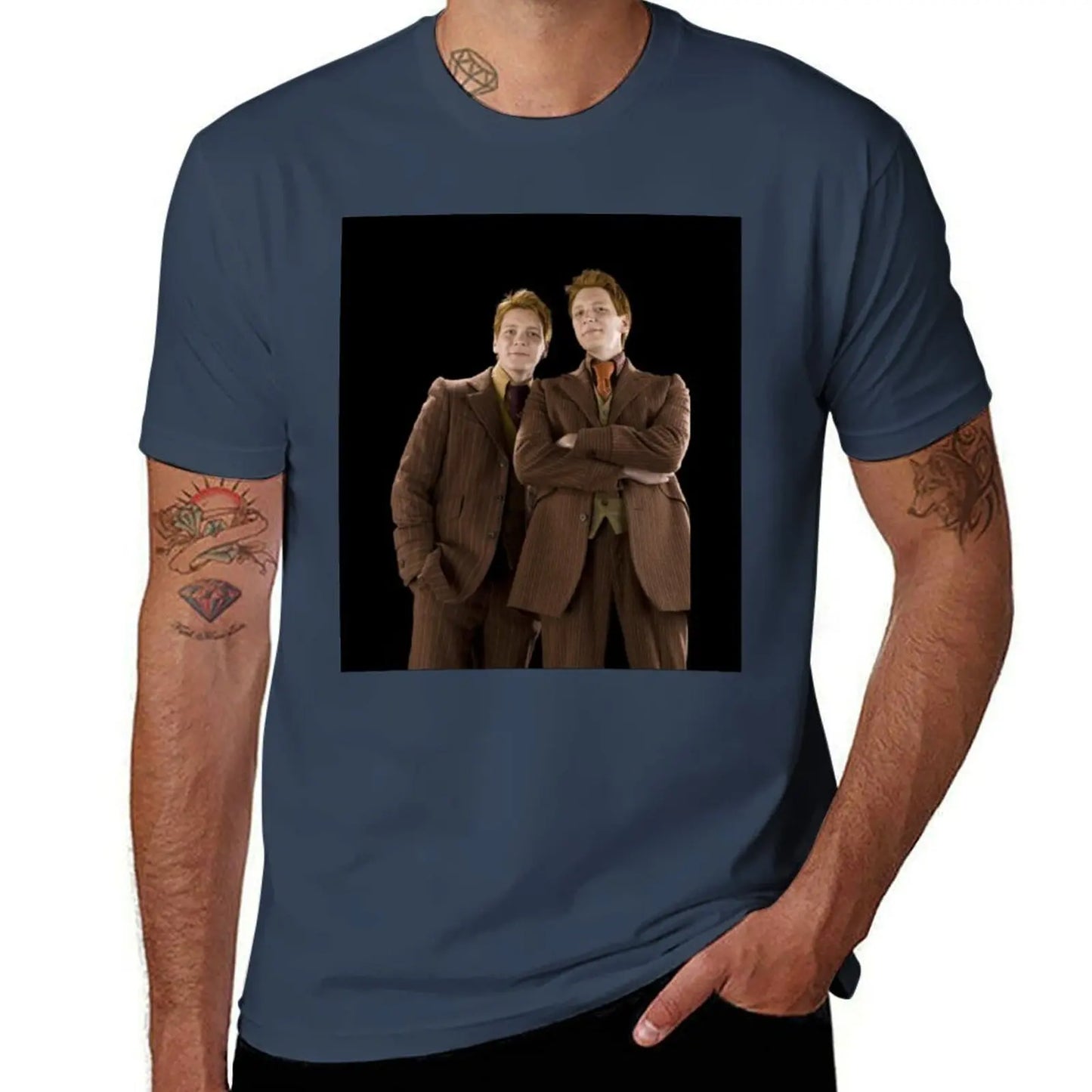 Fred and George Weasley T-Shirt Plus Size Gym Sports T-Shirt