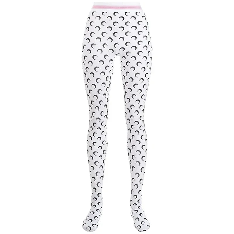 Fashionable Women Printed Elastic Jumpsuit Summer Casual Seamless Tight Thin Women\'s High Waisted Leggings