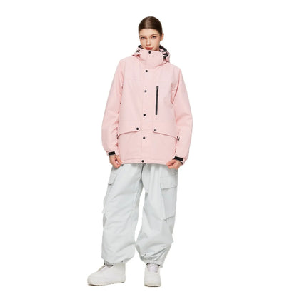 NEW Men Women Snow Clothes Snowboarding Suit Winter Windproof Waterproof Warm Ski Suit Set for Couple Skiing Jacket Pants Set