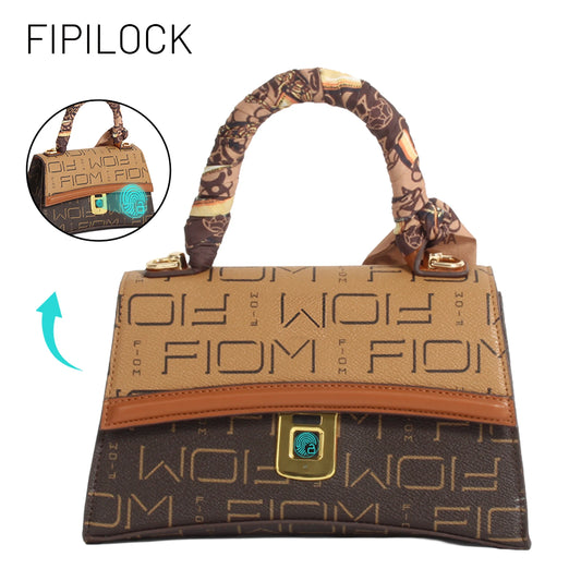 FIPILOCK Shoulder Bags Handbag Crossbody Bag for Woman with Smart Fingerprint Unlock High-Quality Luxury Anti-theft Anti-theft