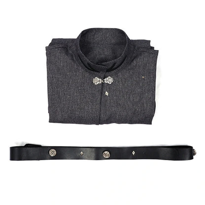 TV Dragon Daemon Targaryen Men's Halloween Cosplay Costume House Medieval Stage Black Outfits Coat Belt Takerlama In Stock