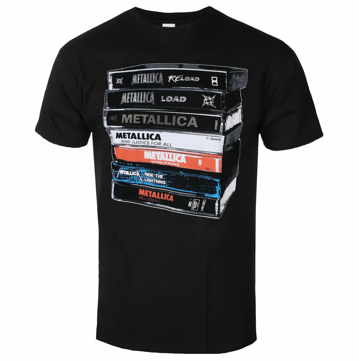 METALLICA - CHARRED 72 Inspired Print Tee Breathable Cotton T-Shirt