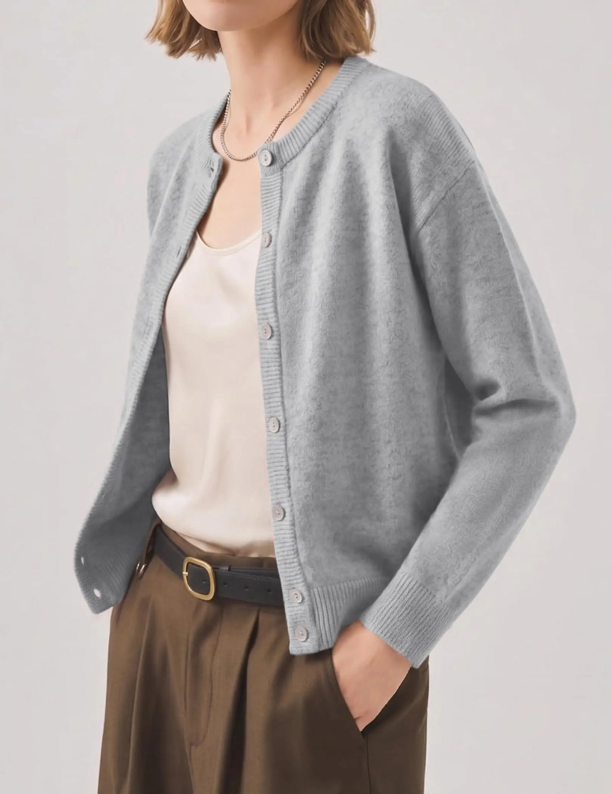 Cardigan Sweaters for Women Open Front Knitted Sweater Business lightweight Casual Fall Outfits
